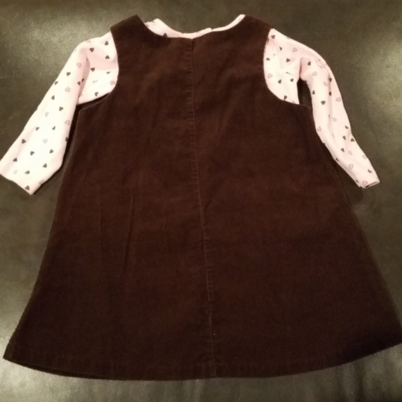 Girls Toddler 2-Piece Courderoy Dress - 2T - Picture 3 of 3